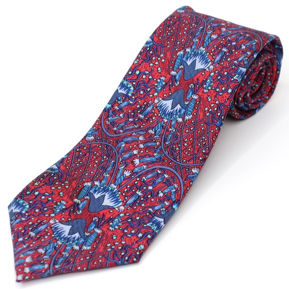 Hermes Other - Hermes Paris Paisley Men's Necktie Tie NWOT